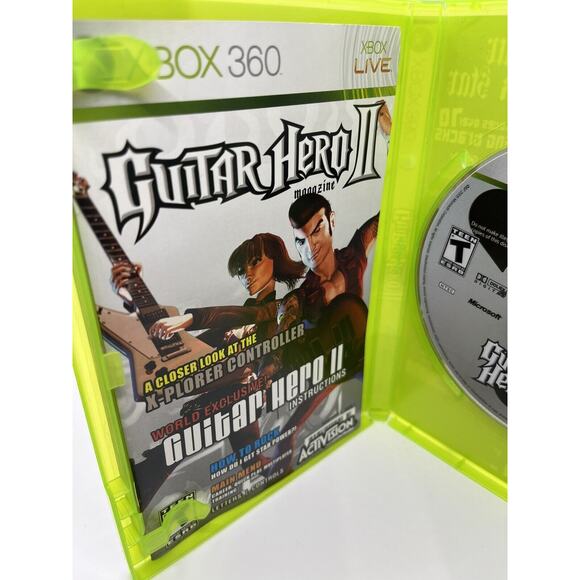 Guitar Hero II 2 Xbox 360 - Complete CIB - Tested - Picture 6 of 8